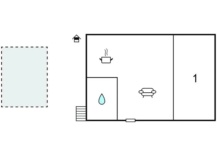1 Bedroom Cozy In *